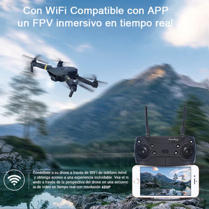 Drone Plegable Con Cámara Wifi 2.4g 998w